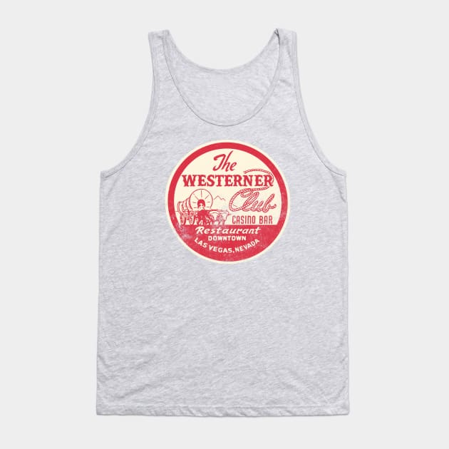 Retro Vintage the Westerner Club Casino Las Vegas Tank Top by StudioPM71